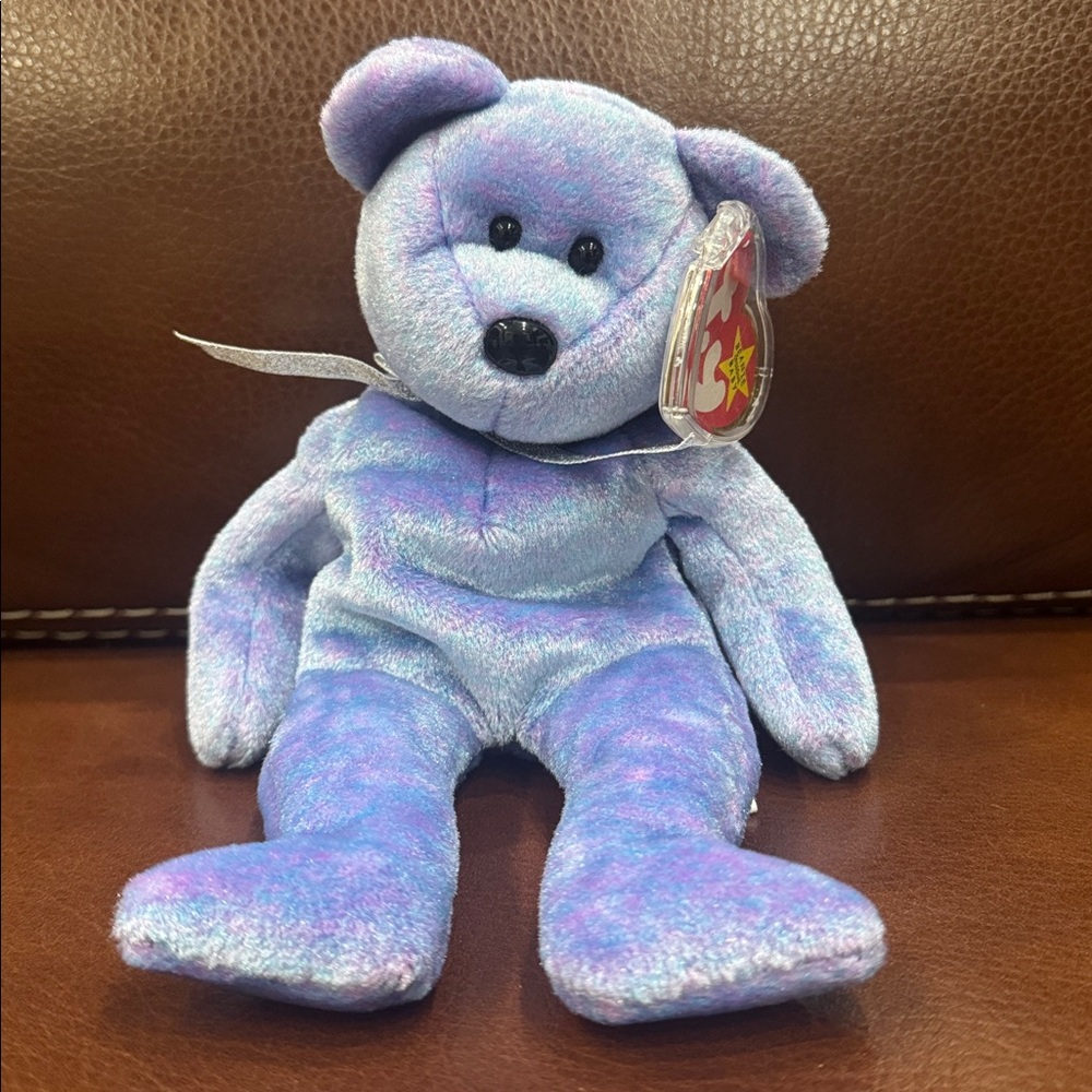 Ty Original Beanie Baby “Clubby II” Bear Retired Vintage Stuffed Plush Animal